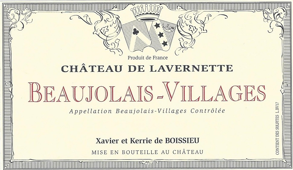 Château de Lavernette label